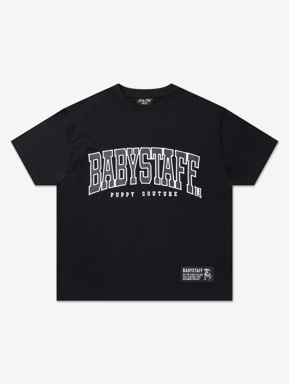 Babystaff College Oversize T-Shirt - schwarz S