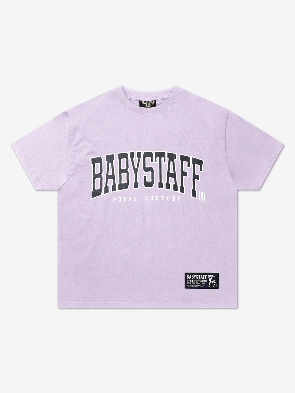Babystaff College Oversize T-Shirt - violett M