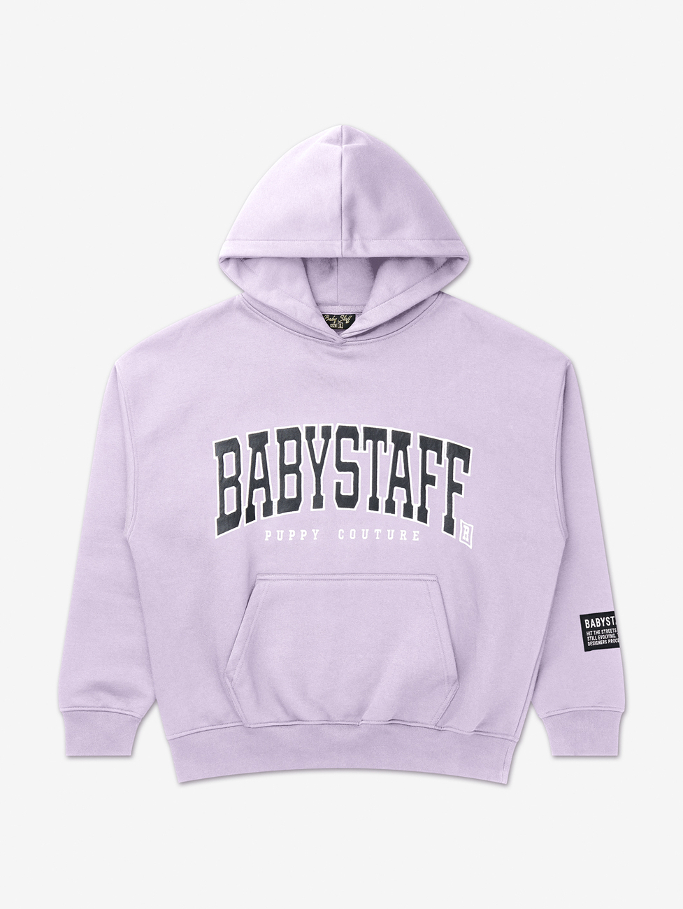 Babystaff College Oversize Hoodie - violett M
